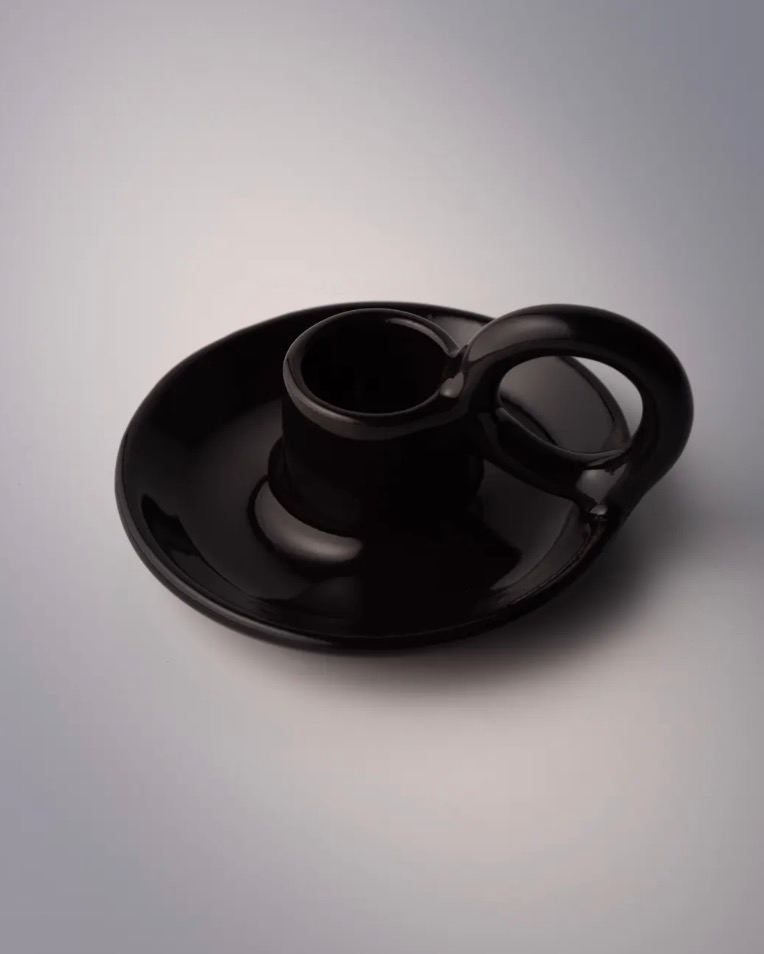 Taper Candle Holder with Handle