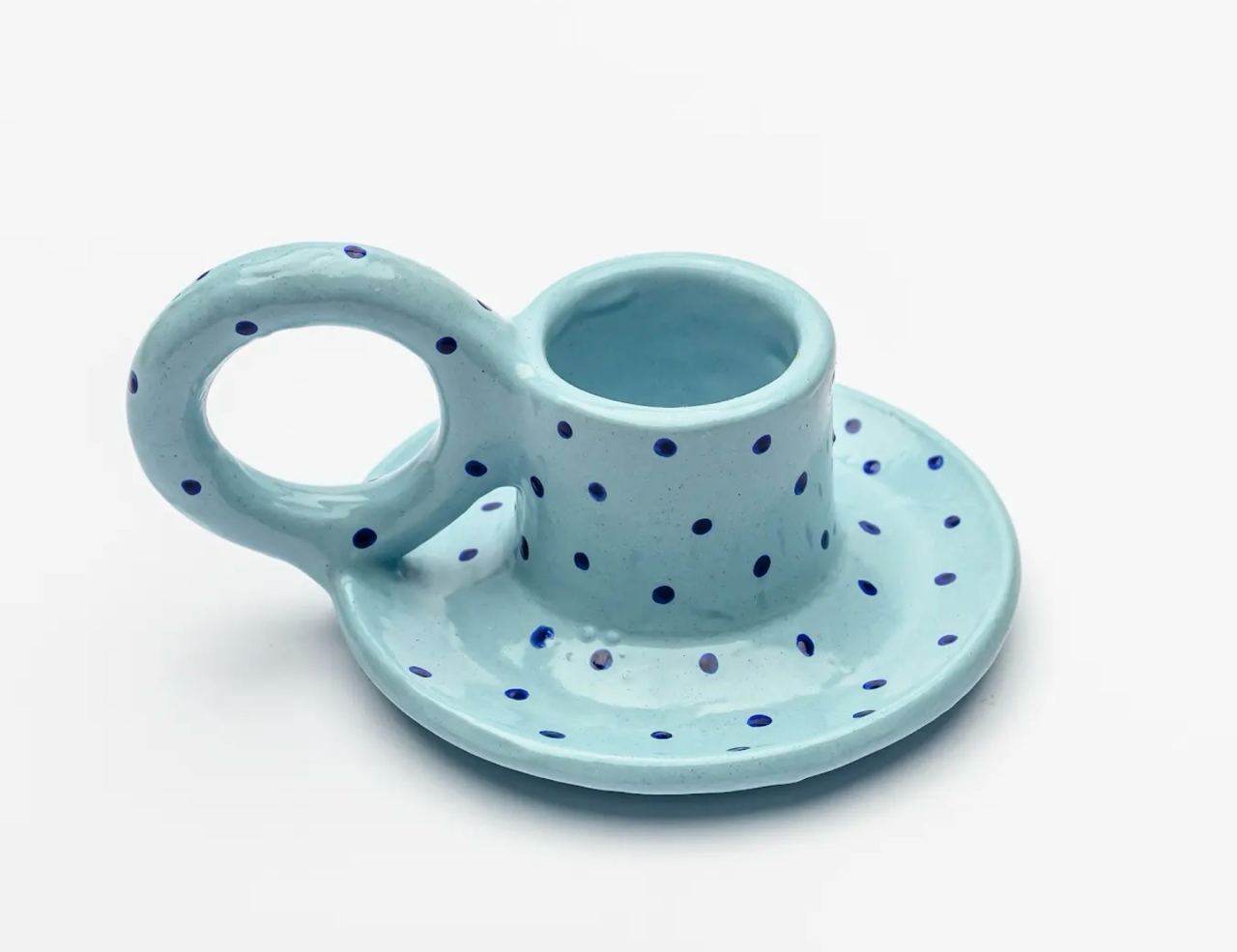 Taper Candle Holder with Handle