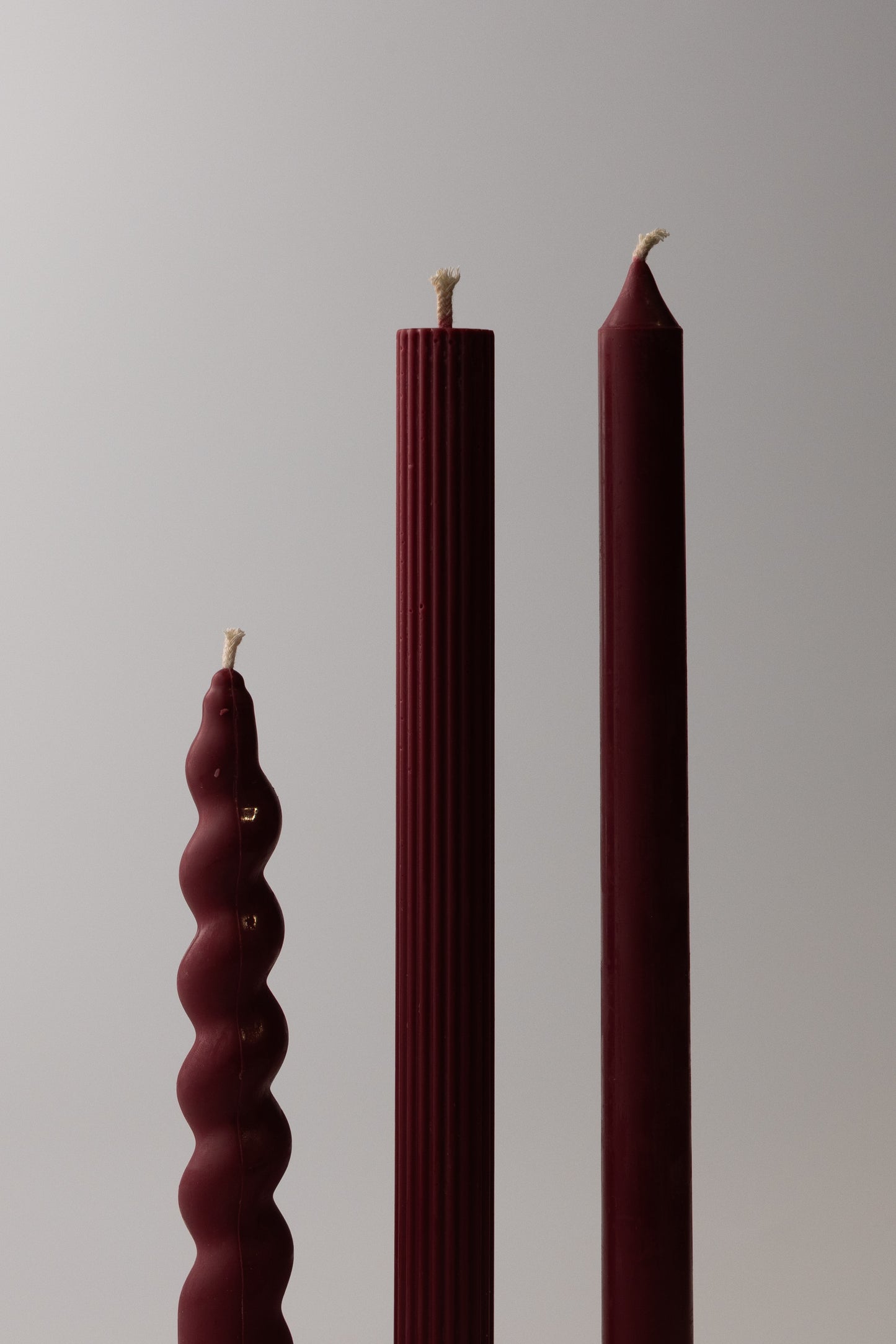 Taper Candles, Full Set of 3