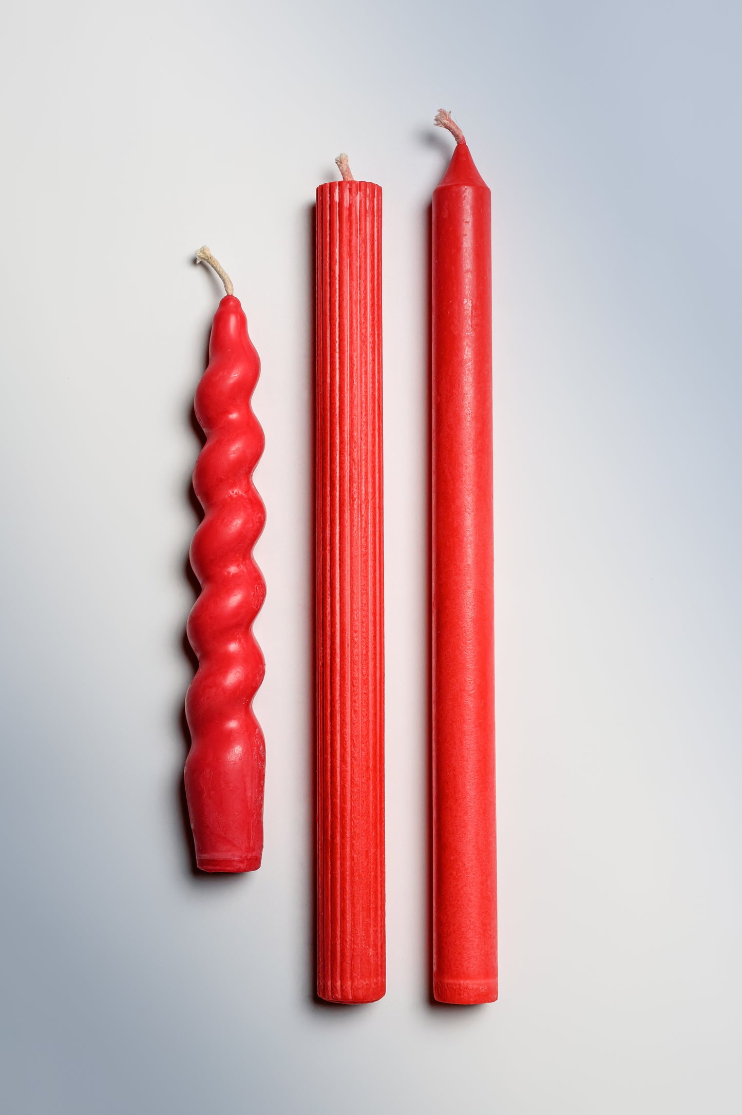 Taper Candles, Full Set of 3